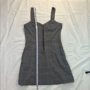 Abercrombie plaid zipper mini dress